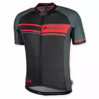 Cyklistický dres ROGELLI ANDRANO, čierno-červený
