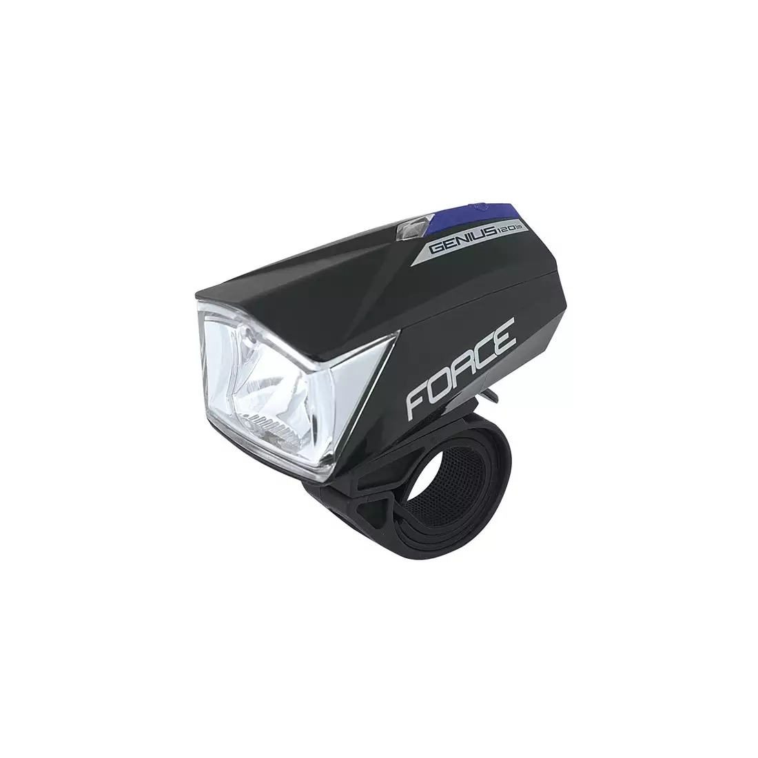 FORCE GENIUS - 45170 - Predné svetlo na bicykel, USB, 120 lumenov