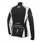 FORCE X71 dámska softshellová cyklistická bunda čierno-biela 89991