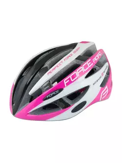 FORCE dámska cyklistická prilba, čierna a ružová 902616