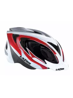 LAZER - MTB cyklistická prilba 2X3M, farba: červená biela čierna