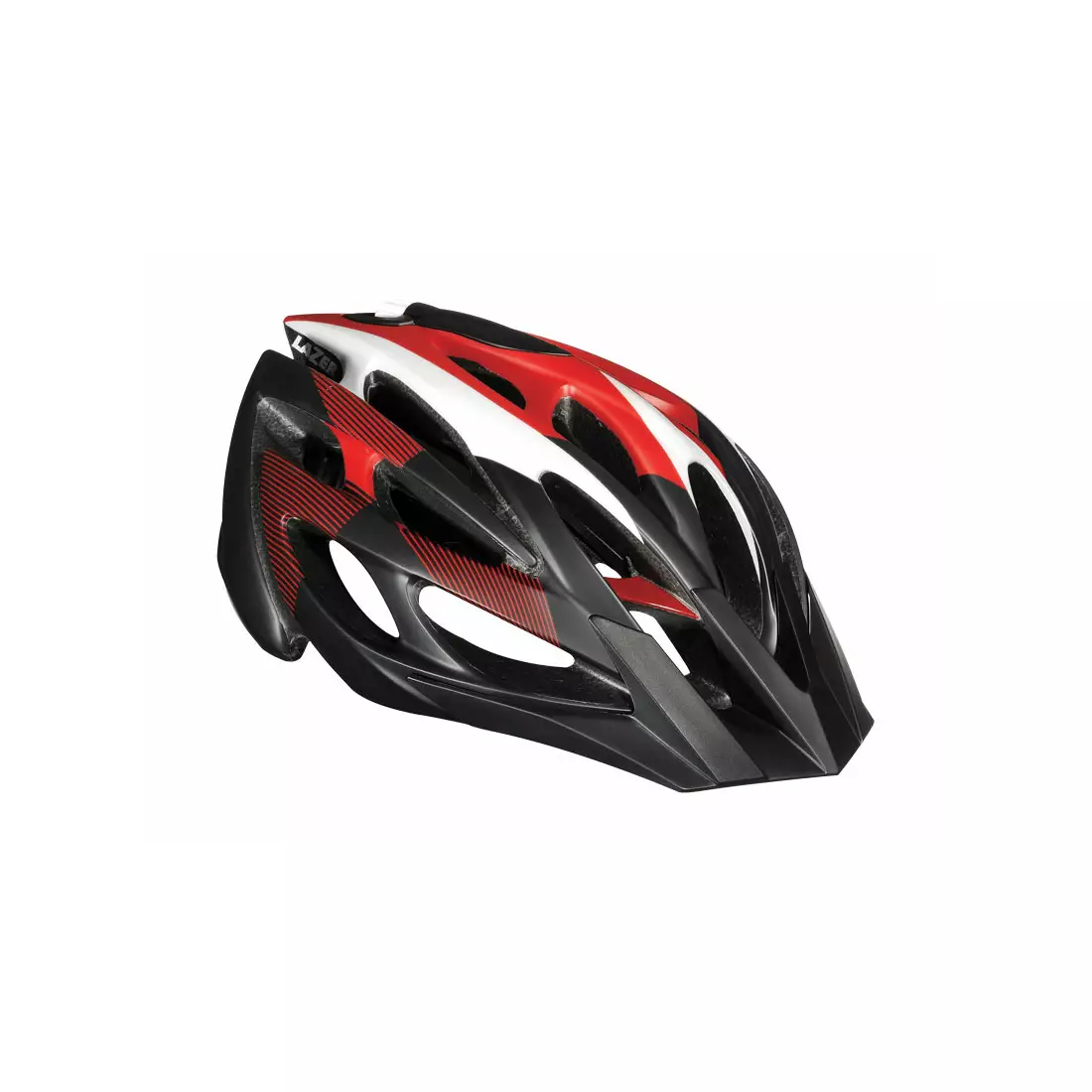 LAZER ROX cyklistická prilba čierna a červená