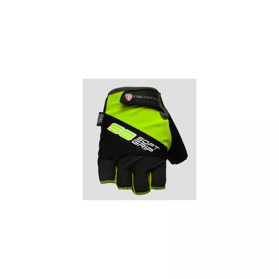 POLEDNIK SOFTGRIP NEW14 cyklistické rukavice, farba: Fluor