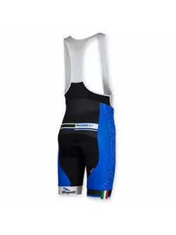Pánske cyklistické šortky ROGELLI BIKE 002.439 ANDRANO, farba: čierna a modrá