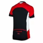 Pánsky cyklistický dres ROGELLI RECCO, čierno-červený