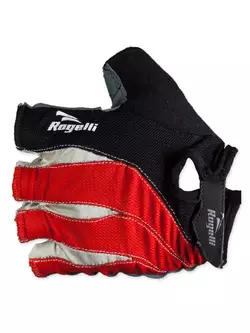 ROGELLI ATLIN cyklistické rukavice, červené