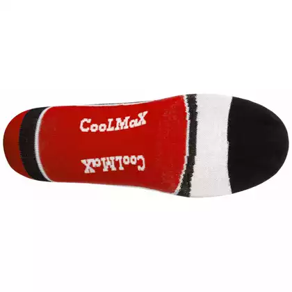 ROGELLI RCS-03 - COOLMAX - cyklistické ponožky, červené
