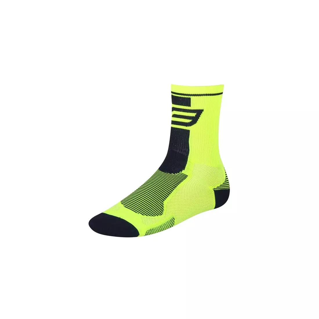 FORCE LONG športové ponožky fluor