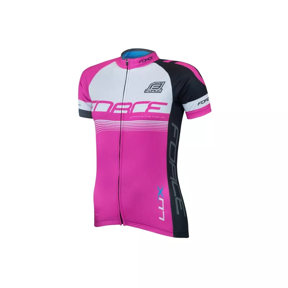 FORCE LUX dámsky cyklistický dres 900132, farba: ružová