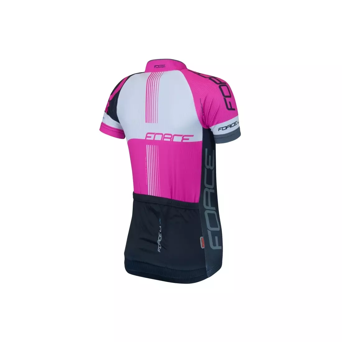 FORCE LUX dámsky cyklistický dres 900132, farba: ružová