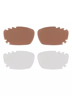 FORCE VISION okuliare s vymeniteľnými sklami, biela 90970