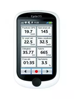 MIO CYCLO 315 GPS cyklonavigácia s mapami