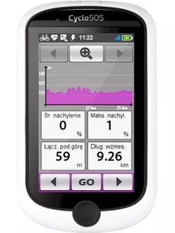 MIO CYCLO 505 GPS cyklonavigácia s mapami