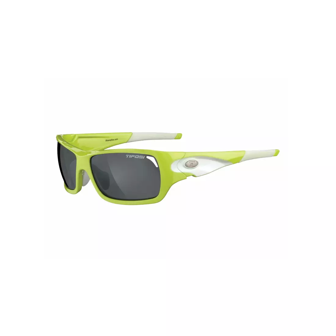 Okuliare s vymeniteľnými šošovkami TIFOSI DURO neon green (Smoke. AC Red. Clear) TFI-1030105601