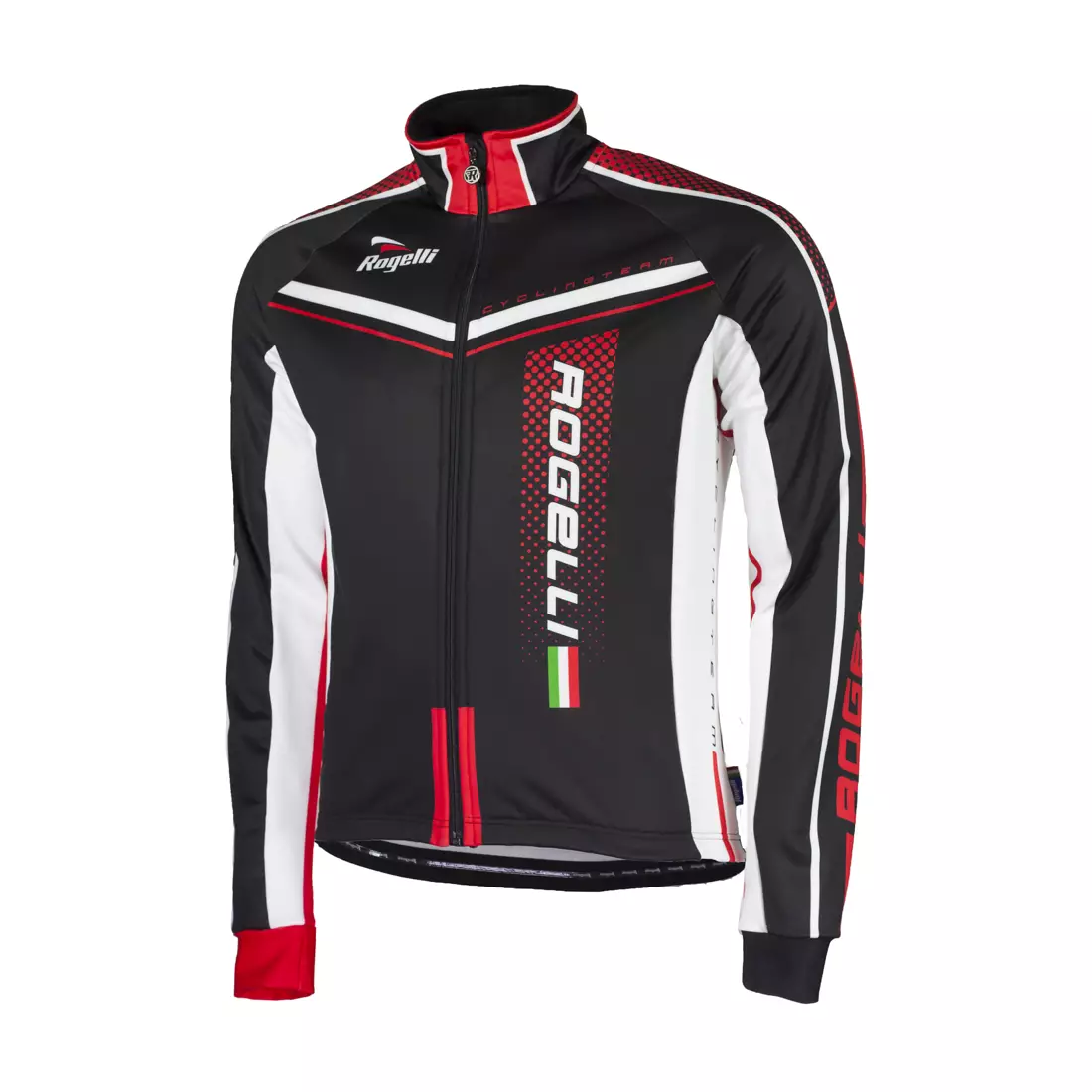 ROGELLI GARA MOSTRO teplý cyklistický dres, čierno-červený 001.246