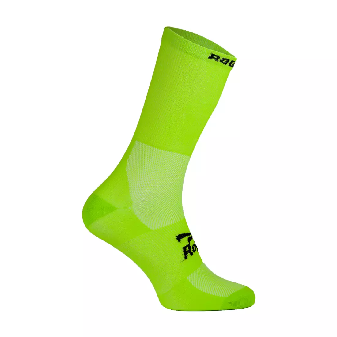 ROGELLI RCS-08 cyklistické ponožky 007.134 zelený fluór