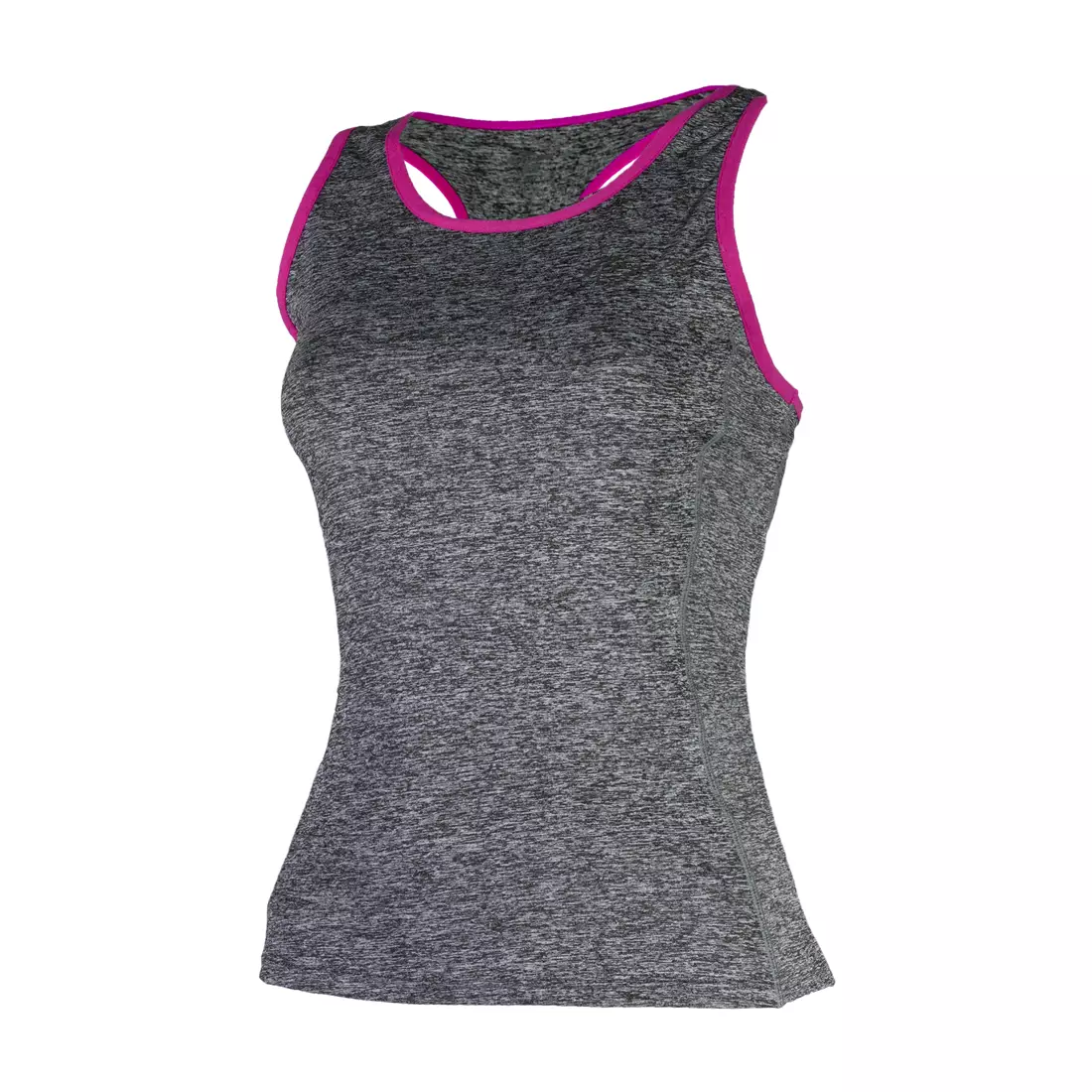 ROGELLI RUN SALIMA 840.263 dámske bežecké tričko/top, farba: šedo-ružová