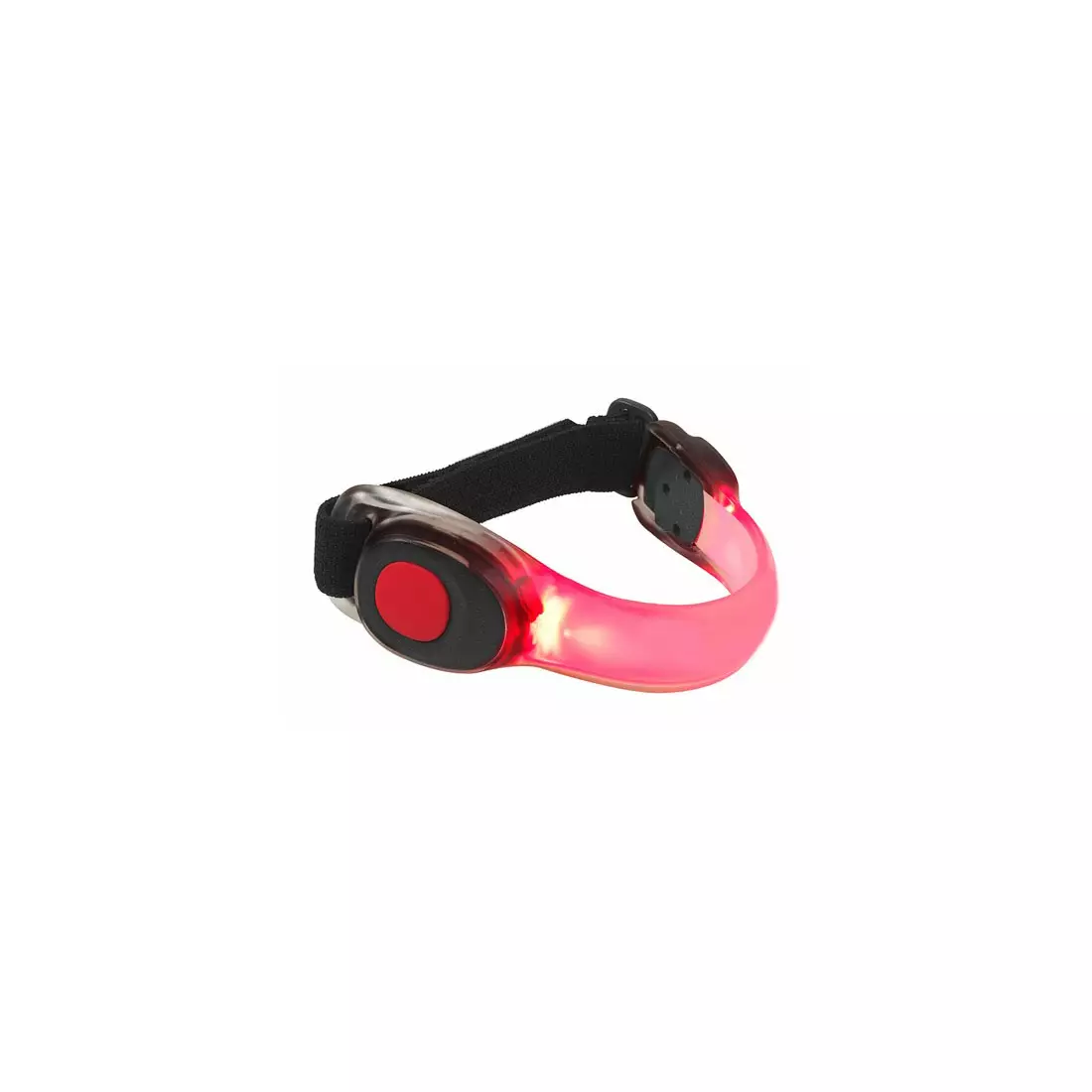 ROGELLI SS18 NEON LED - svetlo na rameno/suchý zips, svetlo: červené
