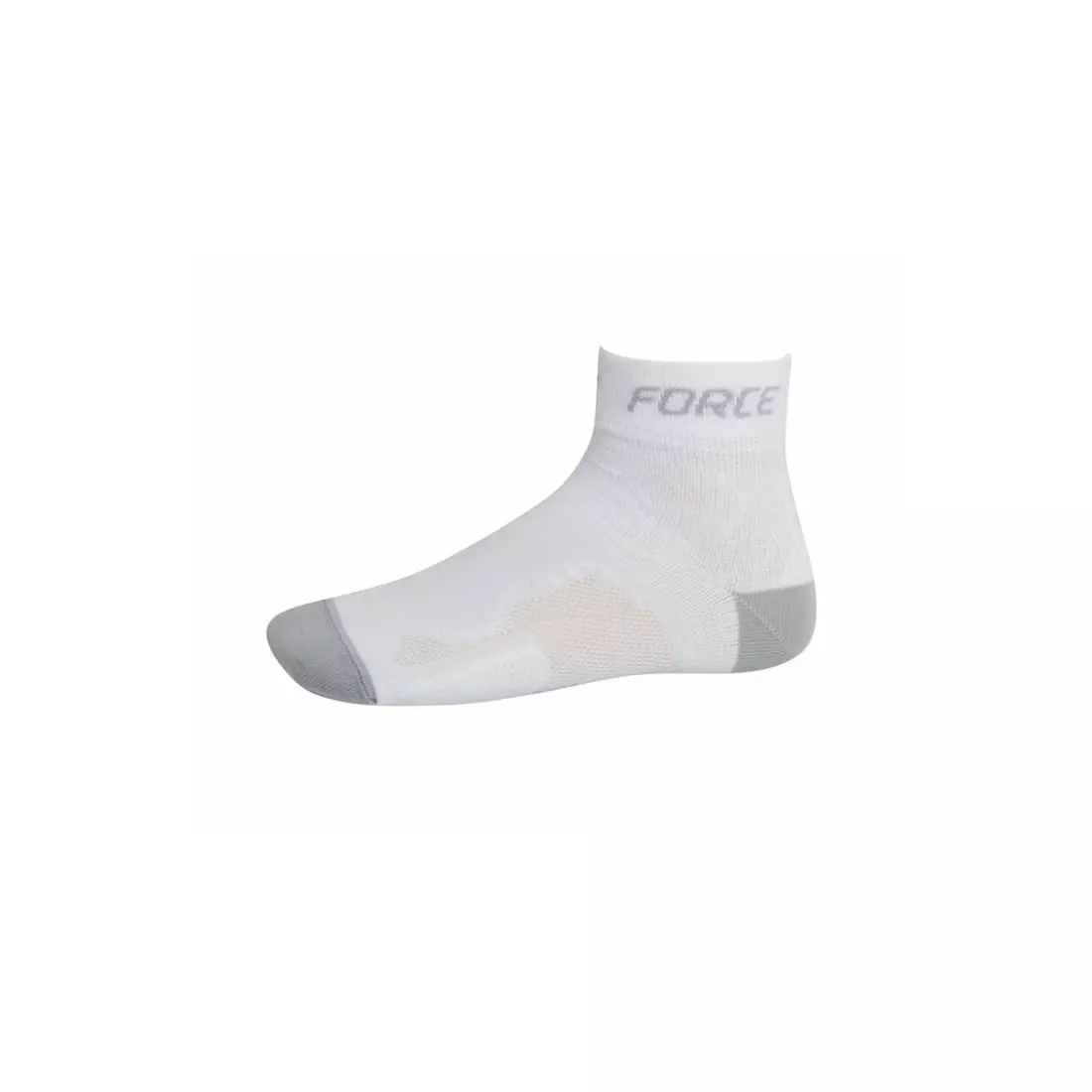 Športové ponožky FORCE 2 COOLMAX 901029 - biele a šedé