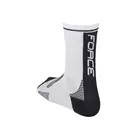 Športové ponožky FORCE LONG 900985/900995 - biele a čierne