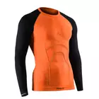 TERVEL COMFORTLINE 1002 - pánske termo tričko, dlhý rukáv, farba: oranžovo-čierna