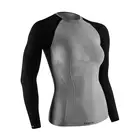 TERVEL COMFORTLINE 2002 - dámske termo tričko, dlhý rukáv, farba: Melange-čierna