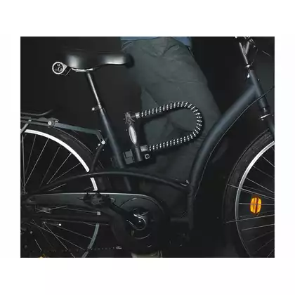 Spona na bicykel MASTERLOCK 8195 U-LOCK 13mm 110mm 210mm pogumovaný reflexom, čierny MRL-8195EURDPROREF SS16