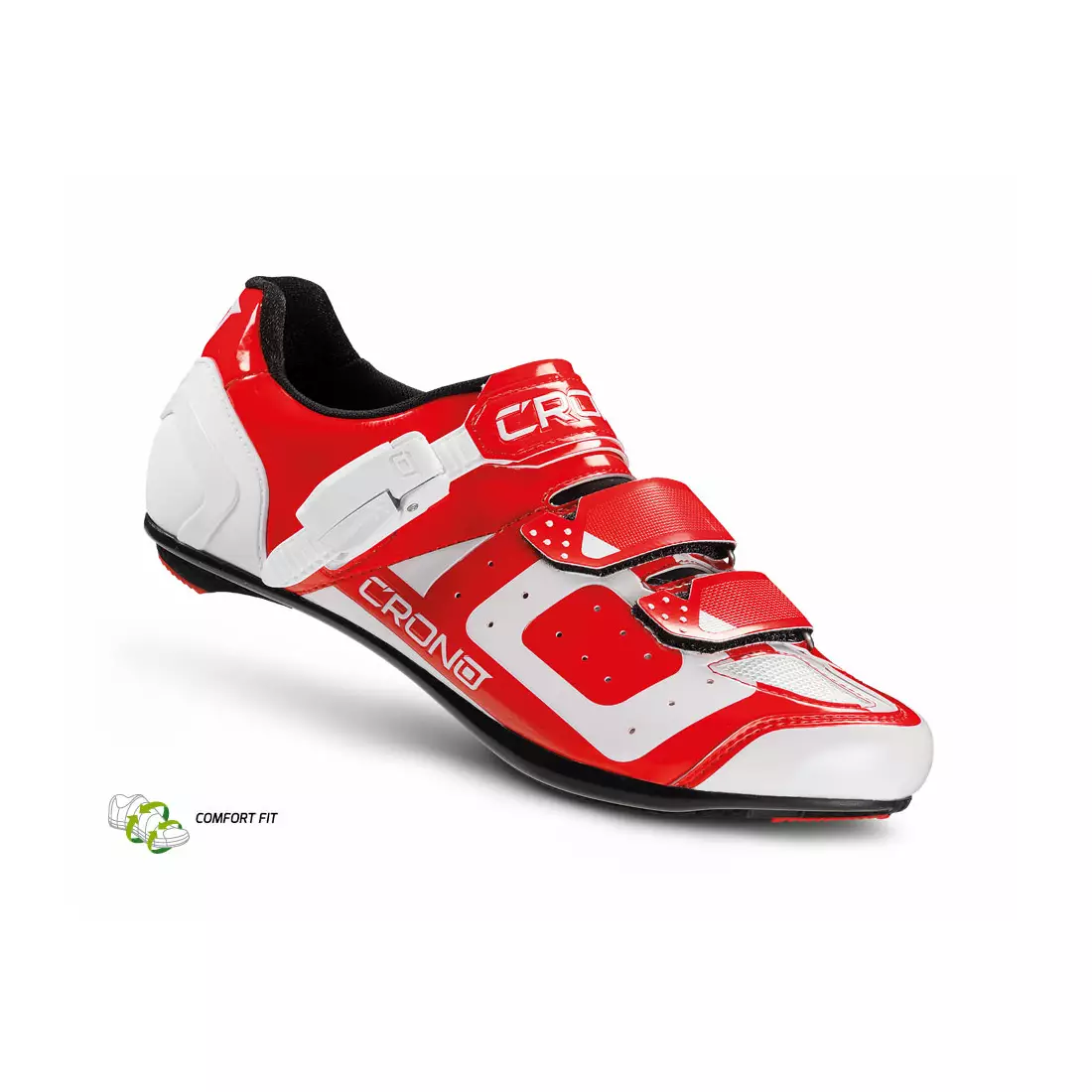 CRONO CR3 nylon - cestná cyklistická obuv, červená
