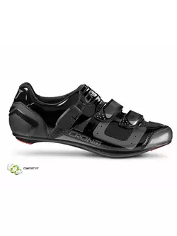 CRONO CR3 nylon - cestná cyklistická obuv, čierna