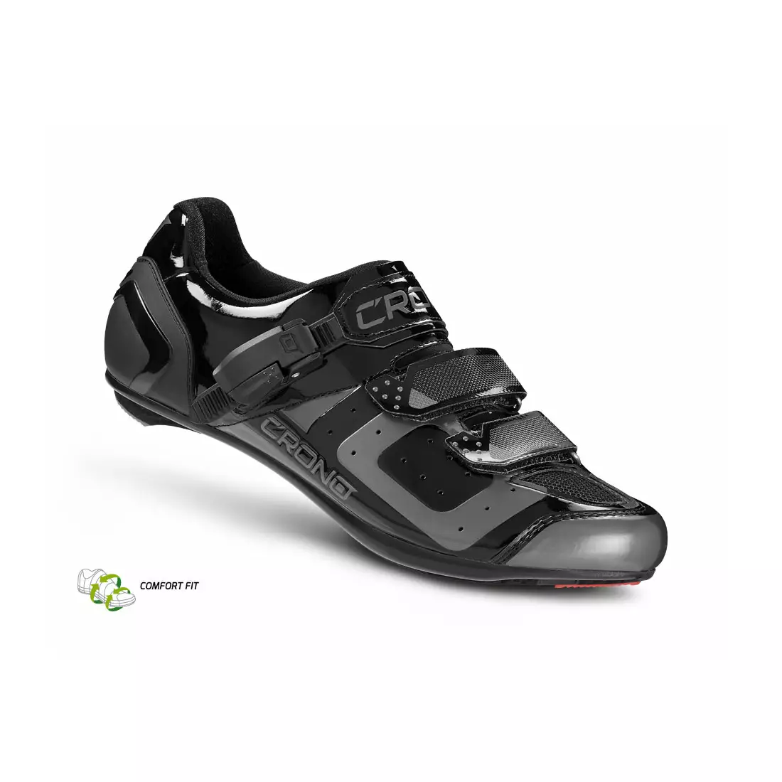 CRONO CR3 nylon - cestná cyklistická obuv, čierna