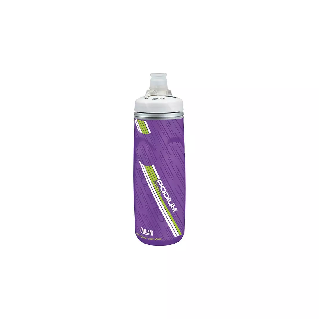 Camelbak SS17 termálna cyklistická fľaša na vodu Podium Chill 21 oz / 620 ml Prime Purple