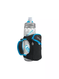 Camelbak fľaša na termálnu vodu s bežiacou rukoväťou Quick Grip Chill 620 ml Black/Atomic Blue 