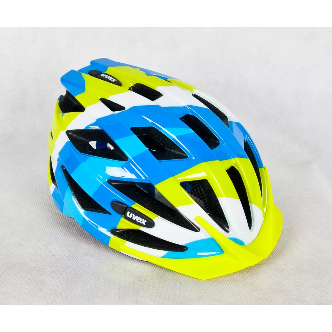 Cyklistická prilba UVEX AIR WING modro-zelená