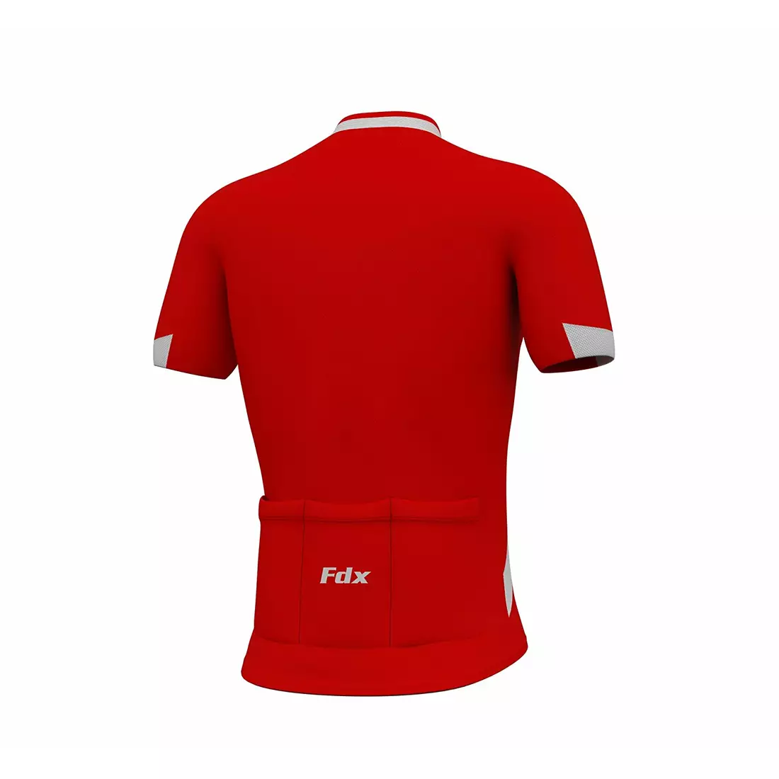 Cyklistický dres FDX 1090, červeno-biely