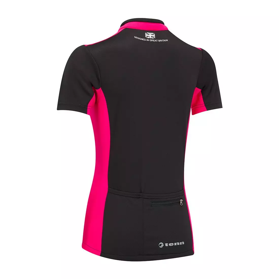 Dámsky cyklistický dres TENN OUTDOORS Coolflo, čierno-ružový