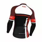 FDX 1220 pánsky cyklistický dres, čierny a červený