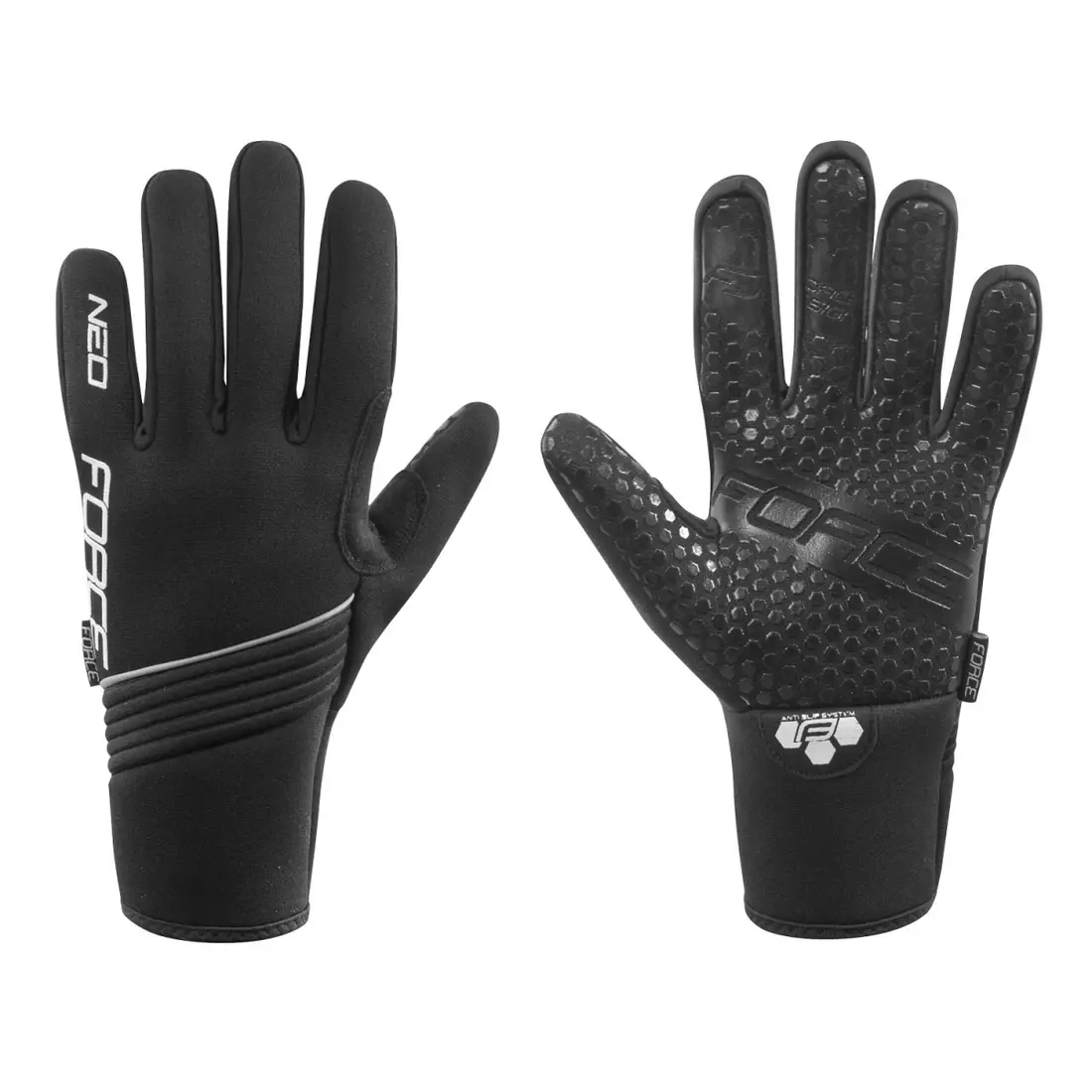 FORCE 90465 NEO zimné rukavice, čierne