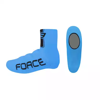 FORCE 905968 ochraniacze na buty dzianinowe niebieskie