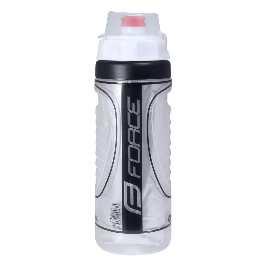 FORCE HEAT fľaša na termálnu vodu na bicykli 0,5l white/black 25125