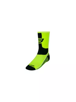 FORCE LONG PLUS ponožky 900953-900963 fluoro-čierne
