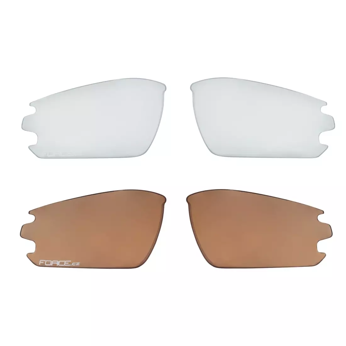FORCE športové okuliare s vymeniteľnými šošovkami CALIBRE, biely 91054