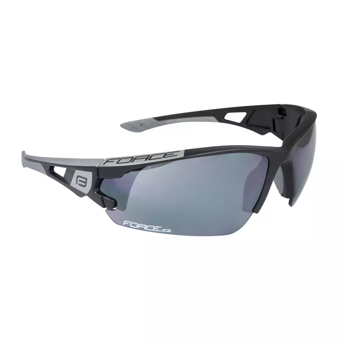 FORCE športové okuliare s vymeniteľnými šošovkami CALIBRE, čierna 91055