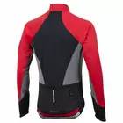 PEARL IZUMI ELITE PURSUIT zimná softshellová cyklistická bunda, čierno-červená 11131606-3dm