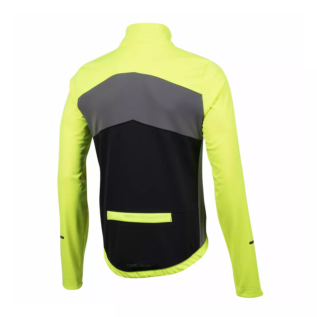 PEARL IZUMI SELECT ESCAPE zimná softshellová cyklistická bunda, čierna a fluórová 11131706-429