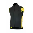 Pánska cyklistická vesta FDX 1510, čierna a žltá