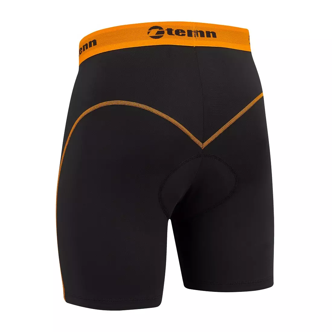 Pánske cyklistické boxerky TENN OUTDOORS COOLFLO čiernej a oranžovej farby