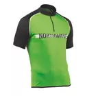 Pánsky cyklistický dres NORTHWAVE ROCKER čiernej a zelenej farby
