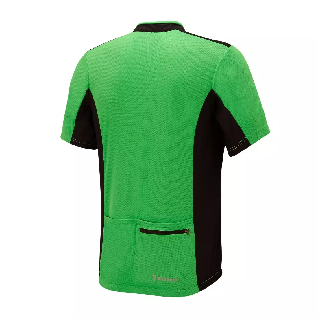 Pánsky cyklistický dres TENN OUTDOORS COOLFLO zelenej a čiernej farby