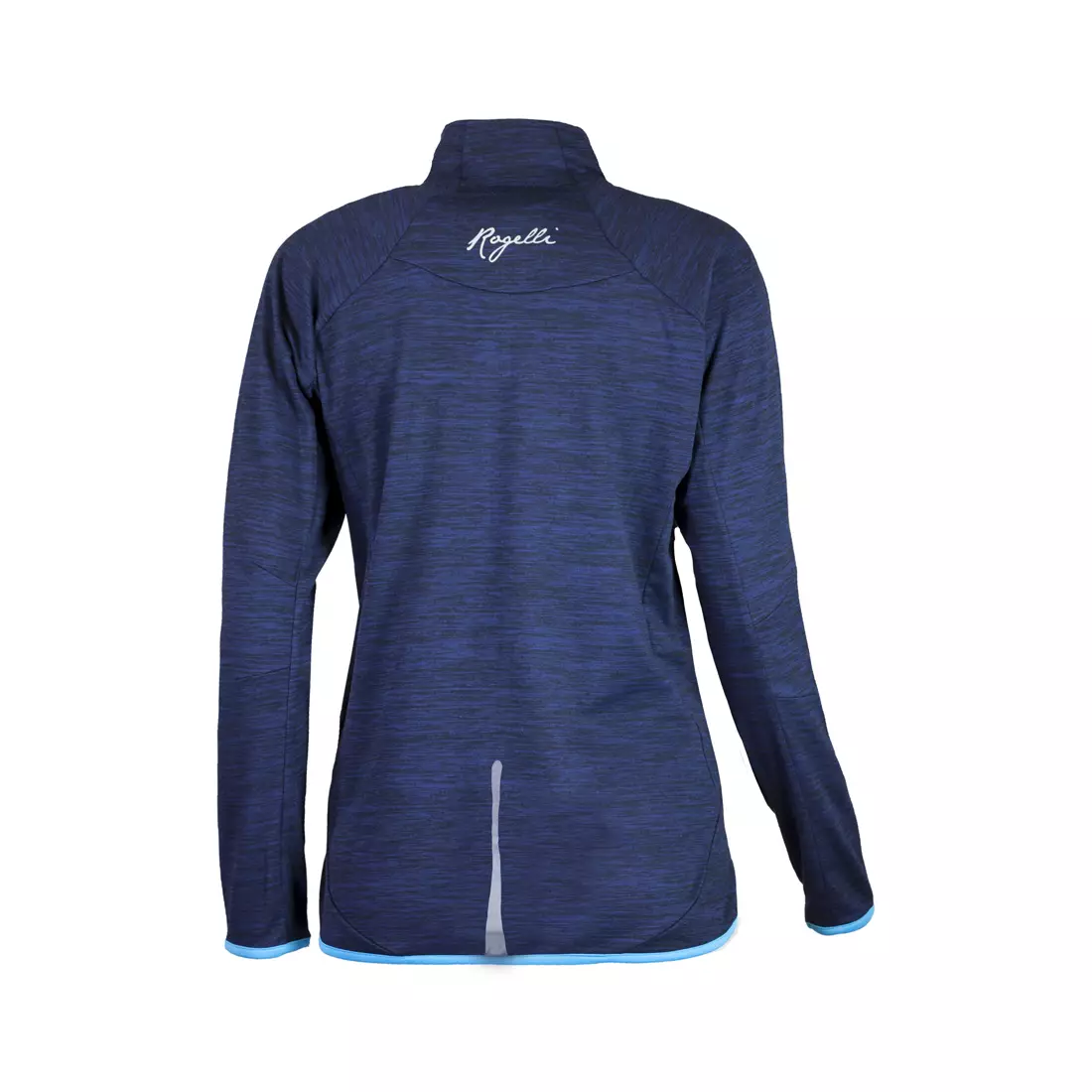 ROGELLI RUN BRIGHT 840.664 - dámske bežecké tričko s dlhým rukávom, modrá melanž