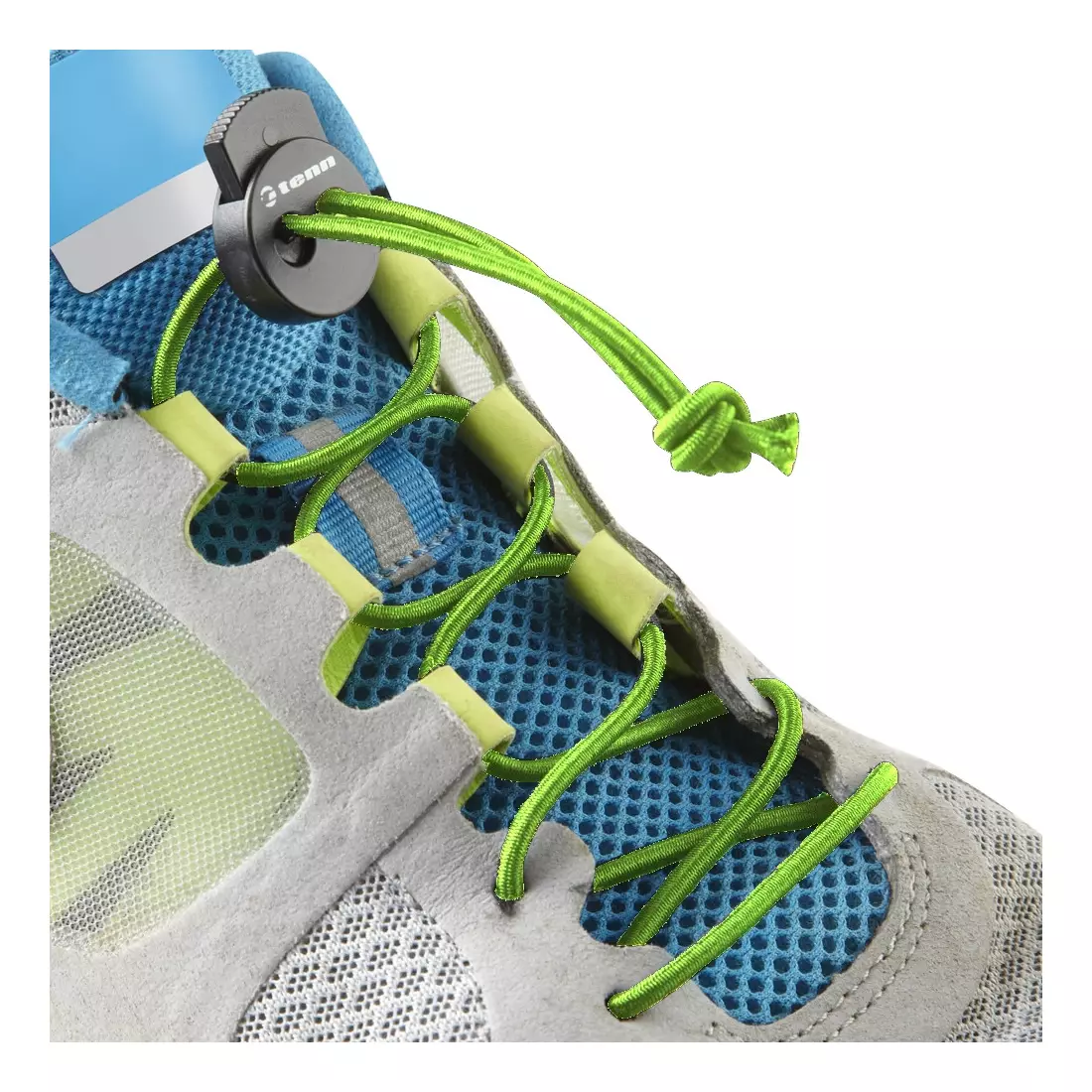 TENN OUTDOORS Zelené šnúrky do topánok